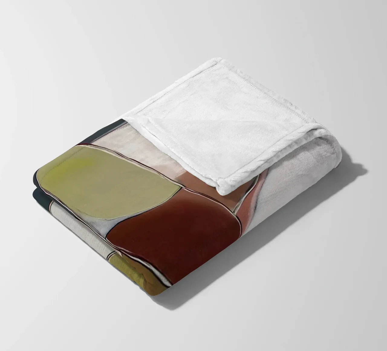 Ritmo delle forme coperta in pile da Carinaprint