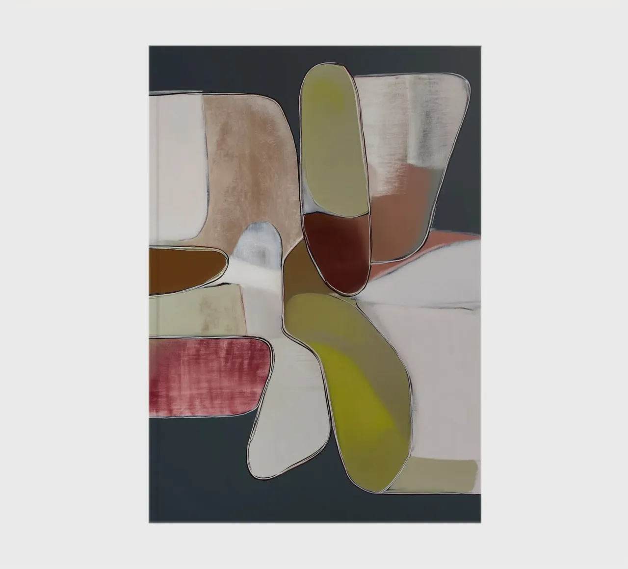 Rhythm of the forms notebook by Carinaprint