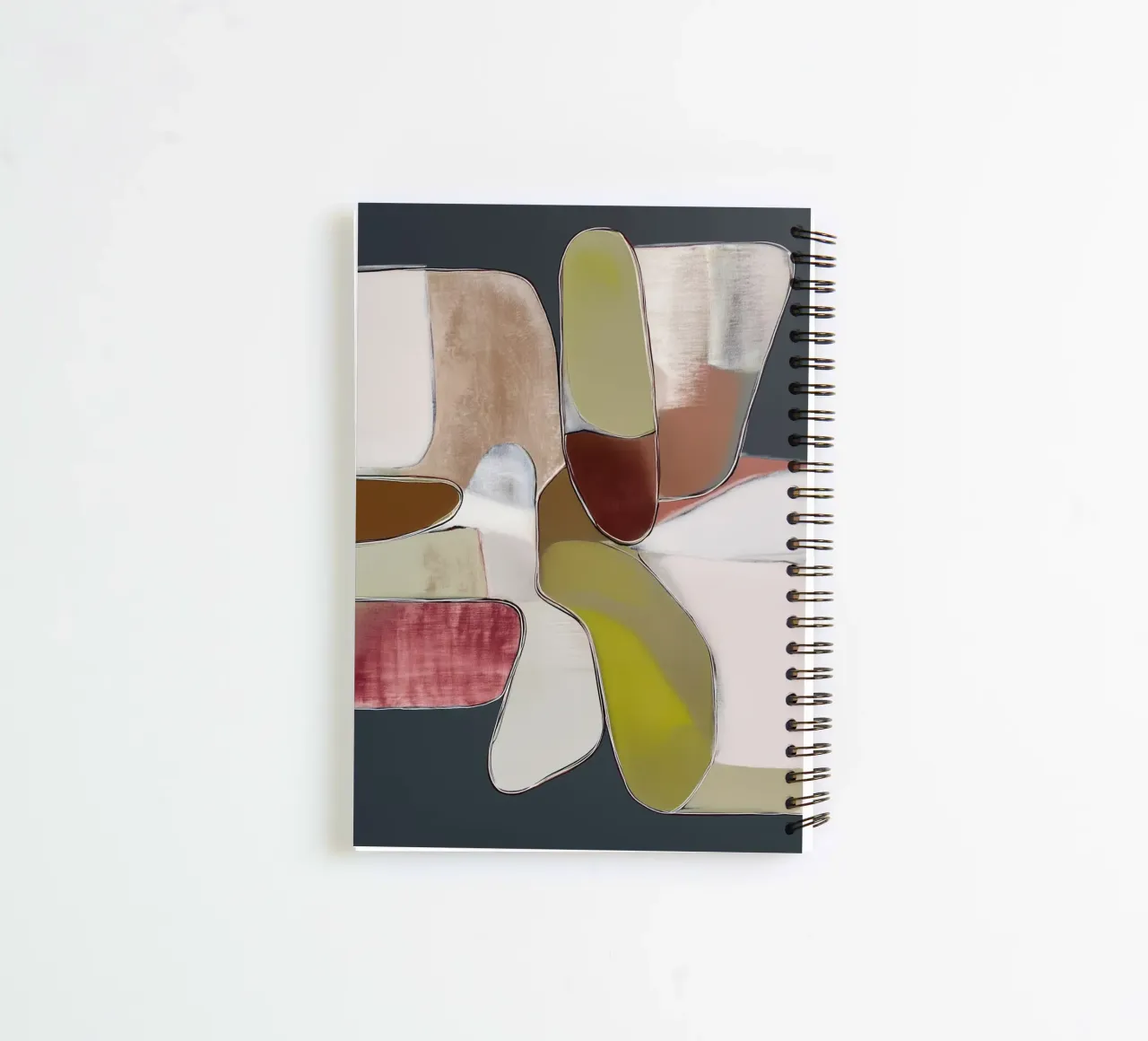 Rhythm of the forms spiral notebook by Carinaprint