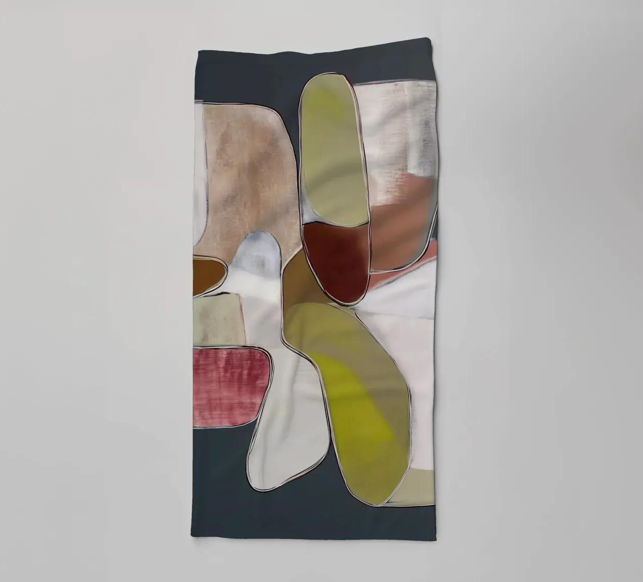 Rhythm of the forms towel by Carinaprint