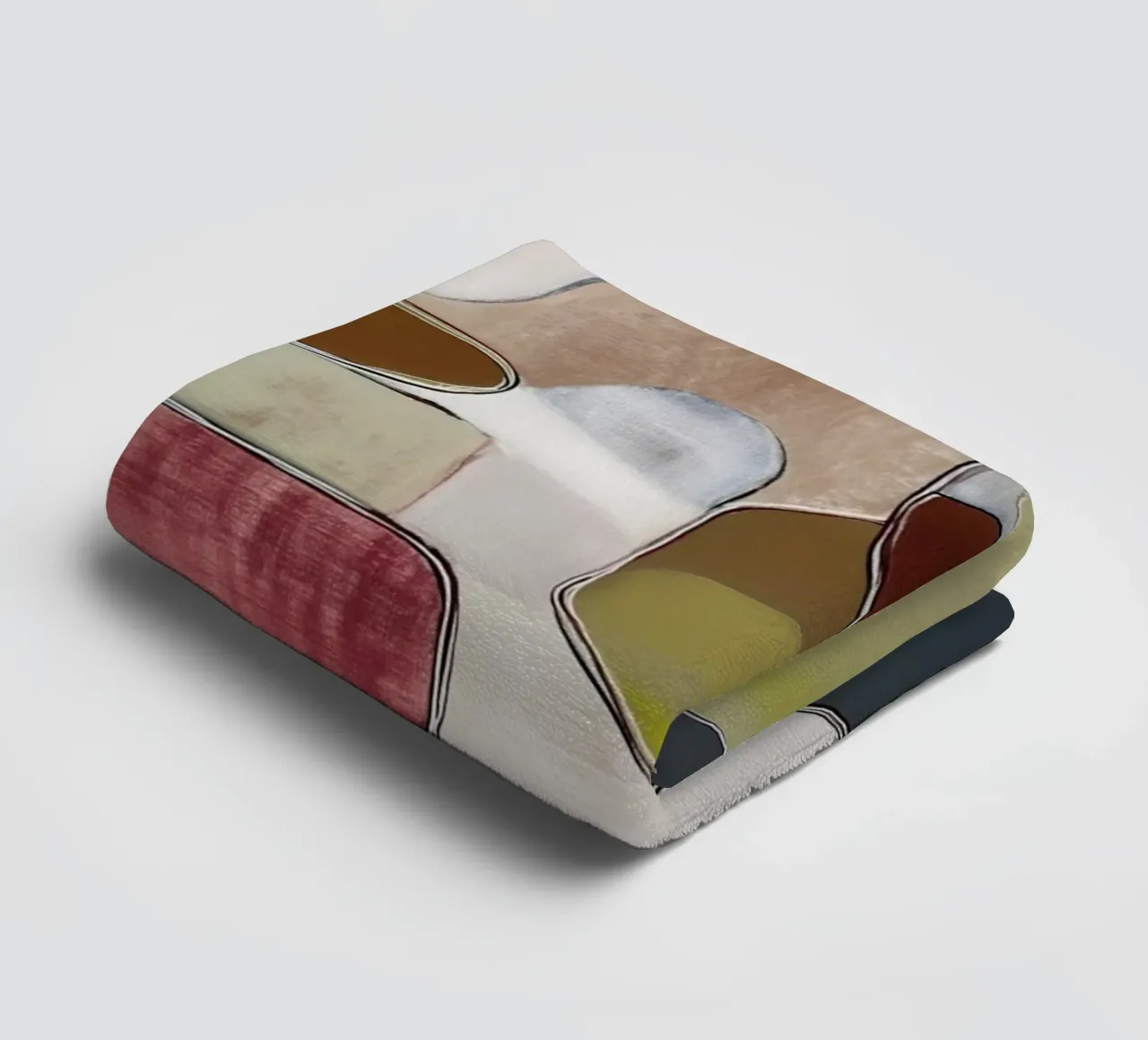 Rhythm of the forms towel by Carinaprint