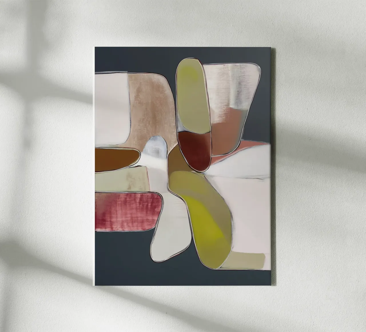 Rhythm of the forms canvas by Carinaprint