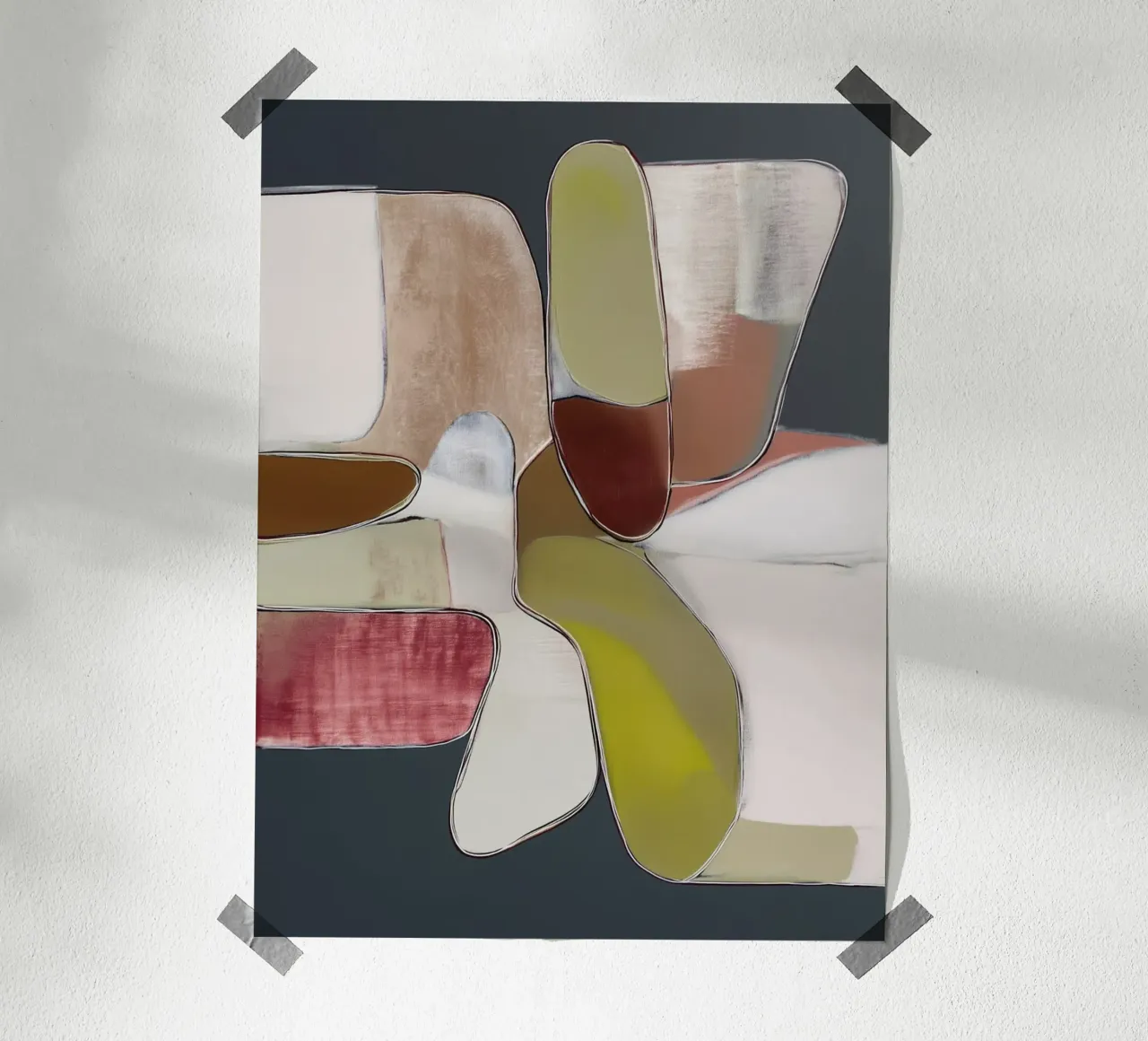 Rhythm of the forms hahnemühle by Carinaprint