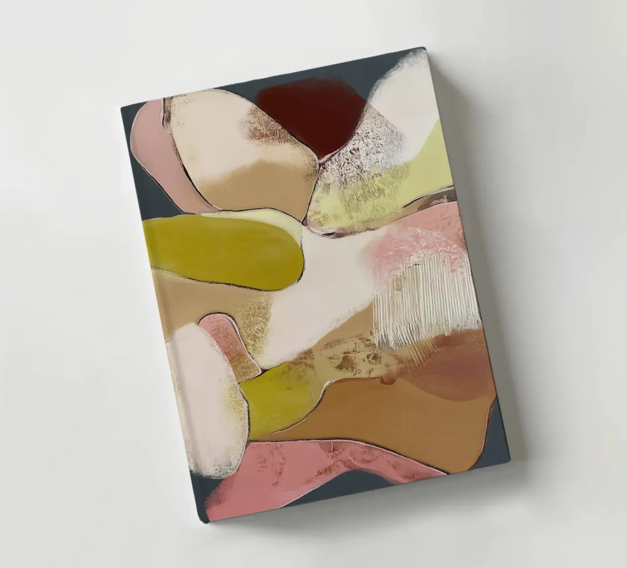 Silence Abstract Movement notebook by Carinaprint