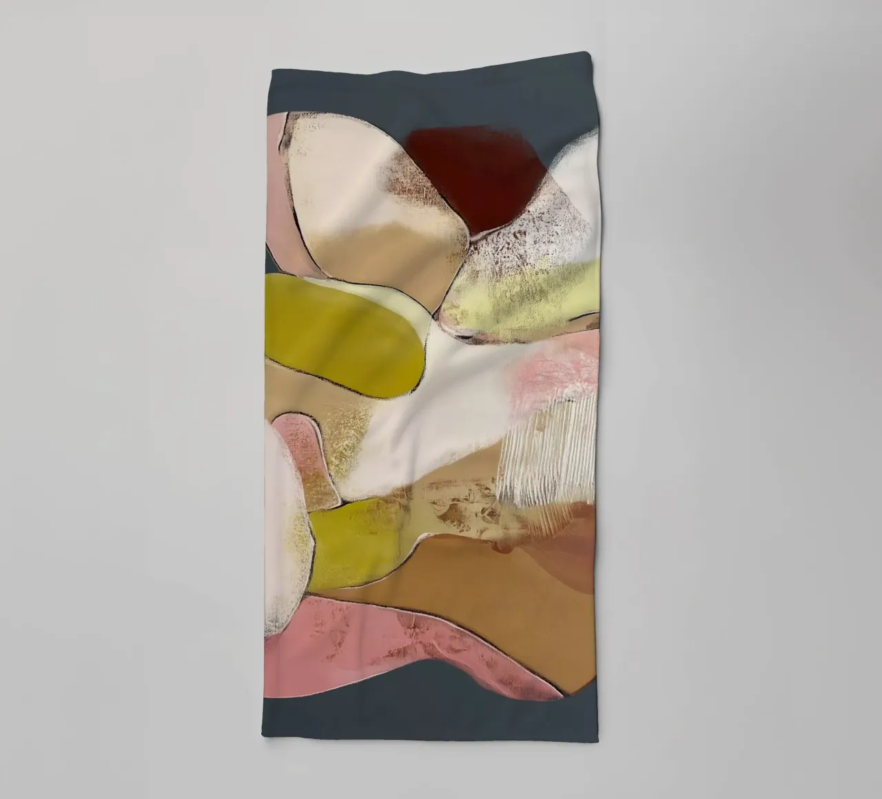 Silence Abstract Movement towel by Carinaprint