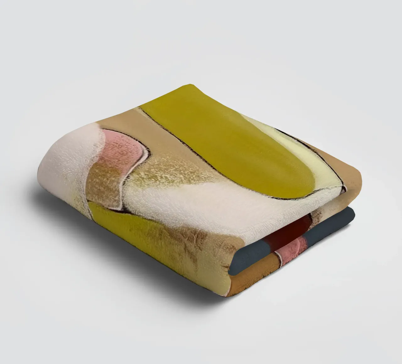 Silence Abstract Movement towel by Carinaprint