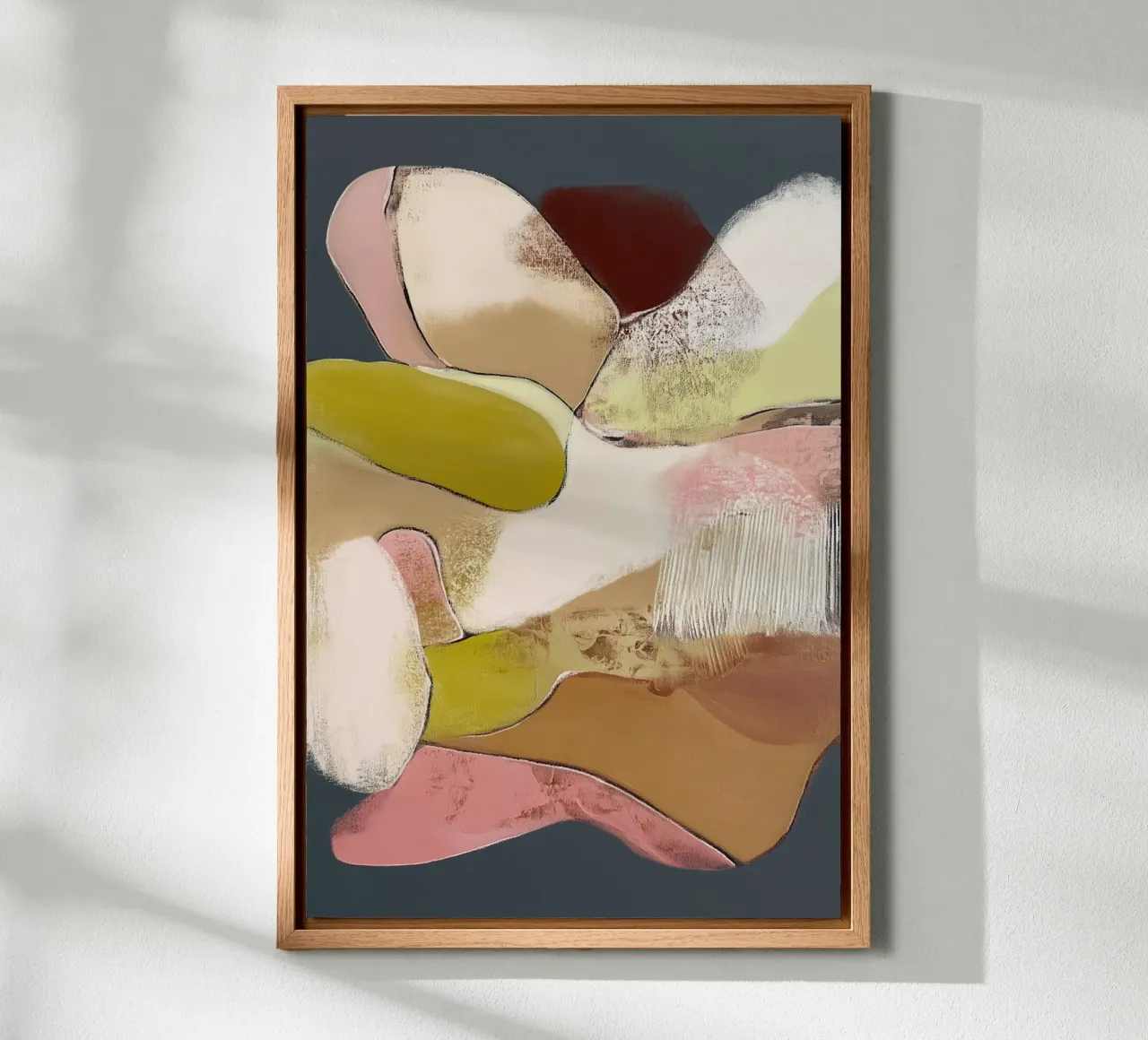 Silence Abstract Movement canvas by Carinaprint