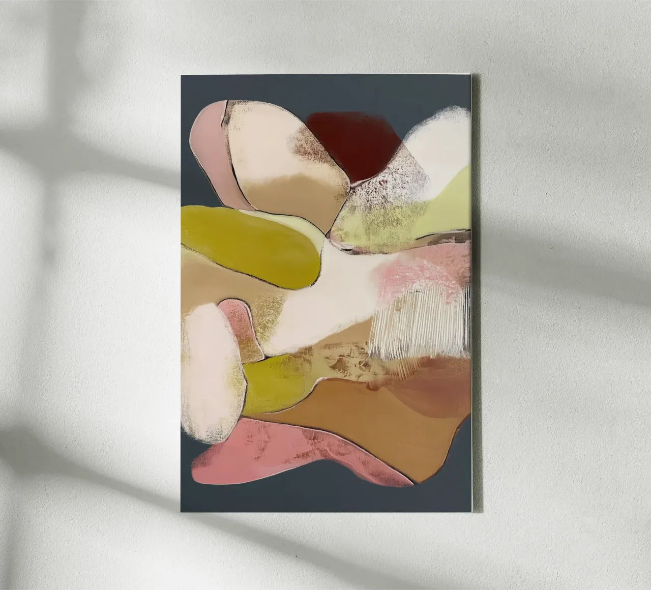 Silence Abstract Movement canvas by Carinaprint