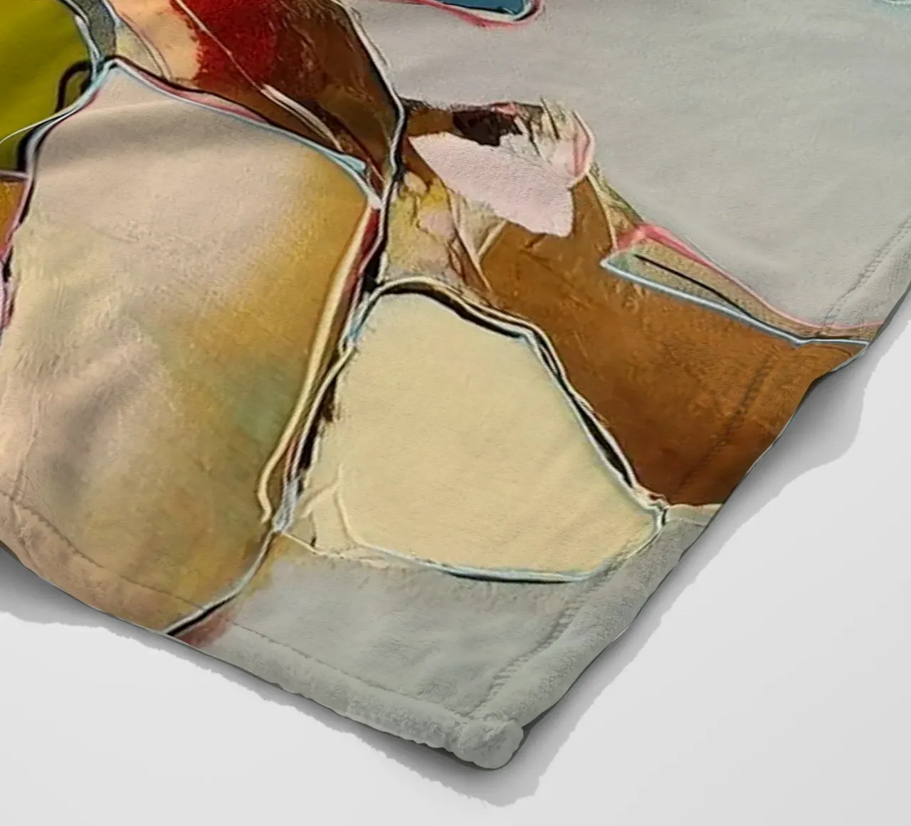 Abstracte rust in de rivier fleecedeken van Carinaprint