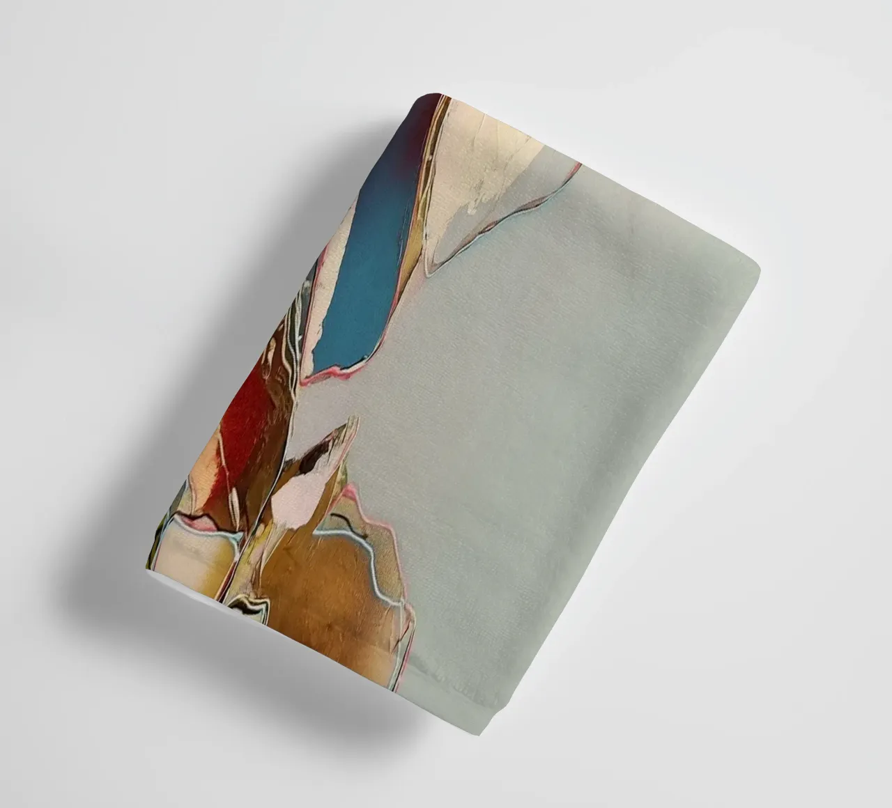 Abstracte rust in de rivier badhanddoek van Carinaprint