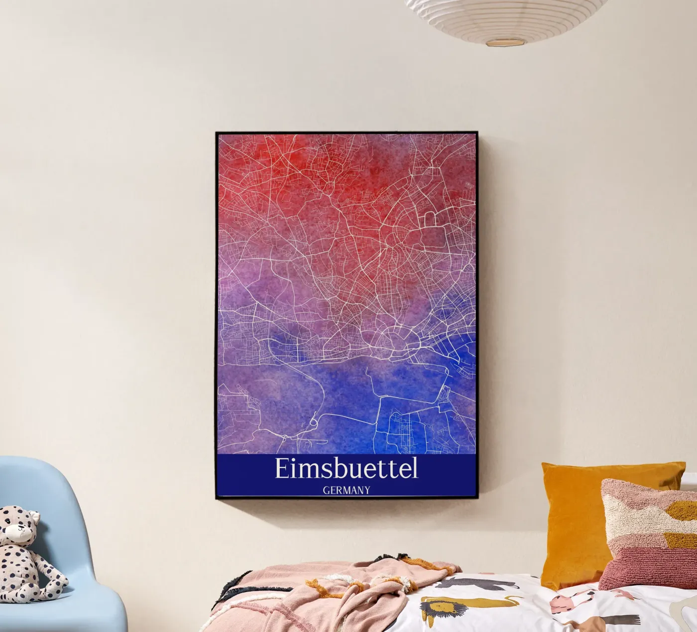 Eimsbuettel GERMANY acrylic glass by WorldPrint