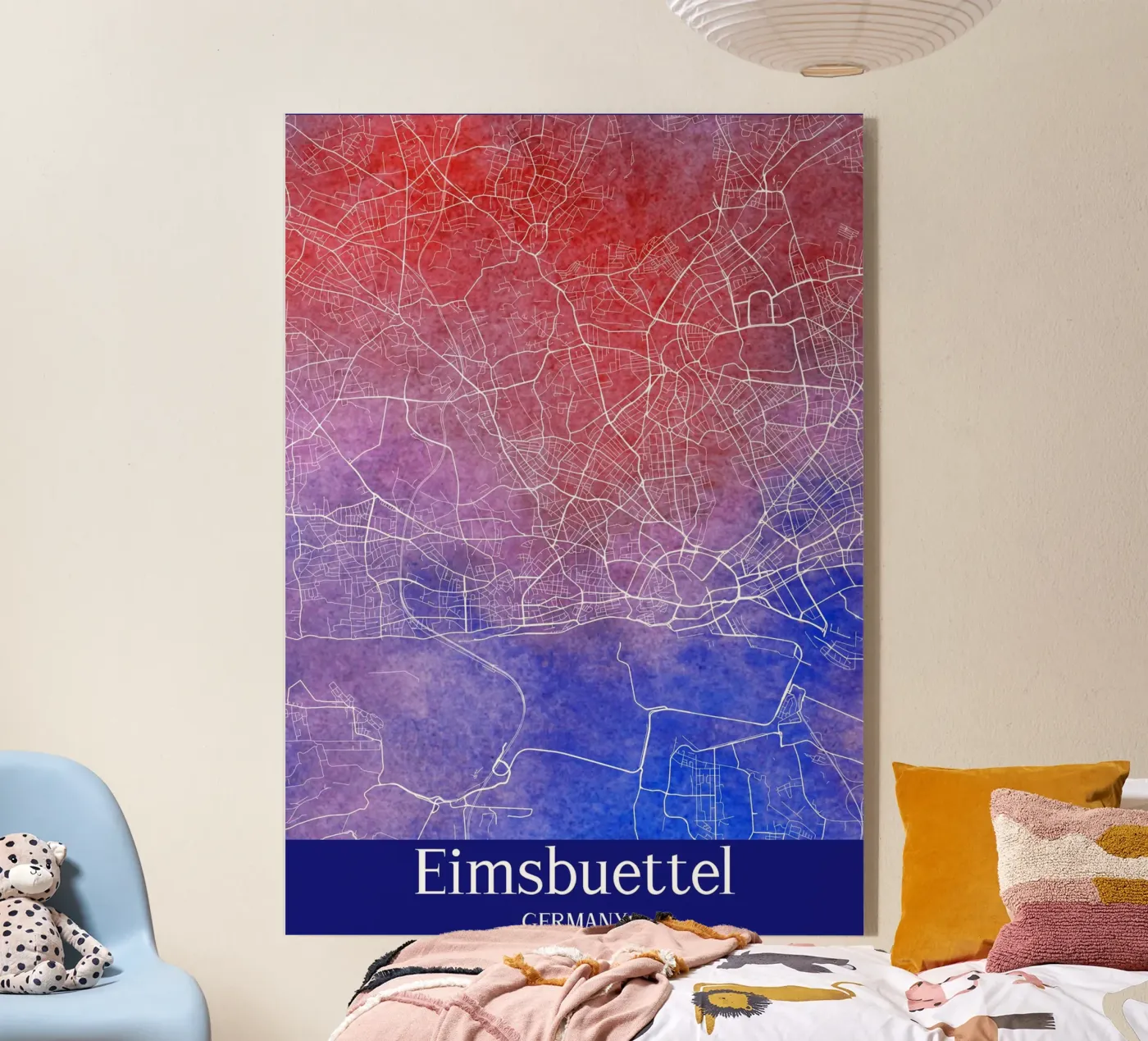 Eimsbuettel GERMANY acrylic glass by WorldPrint