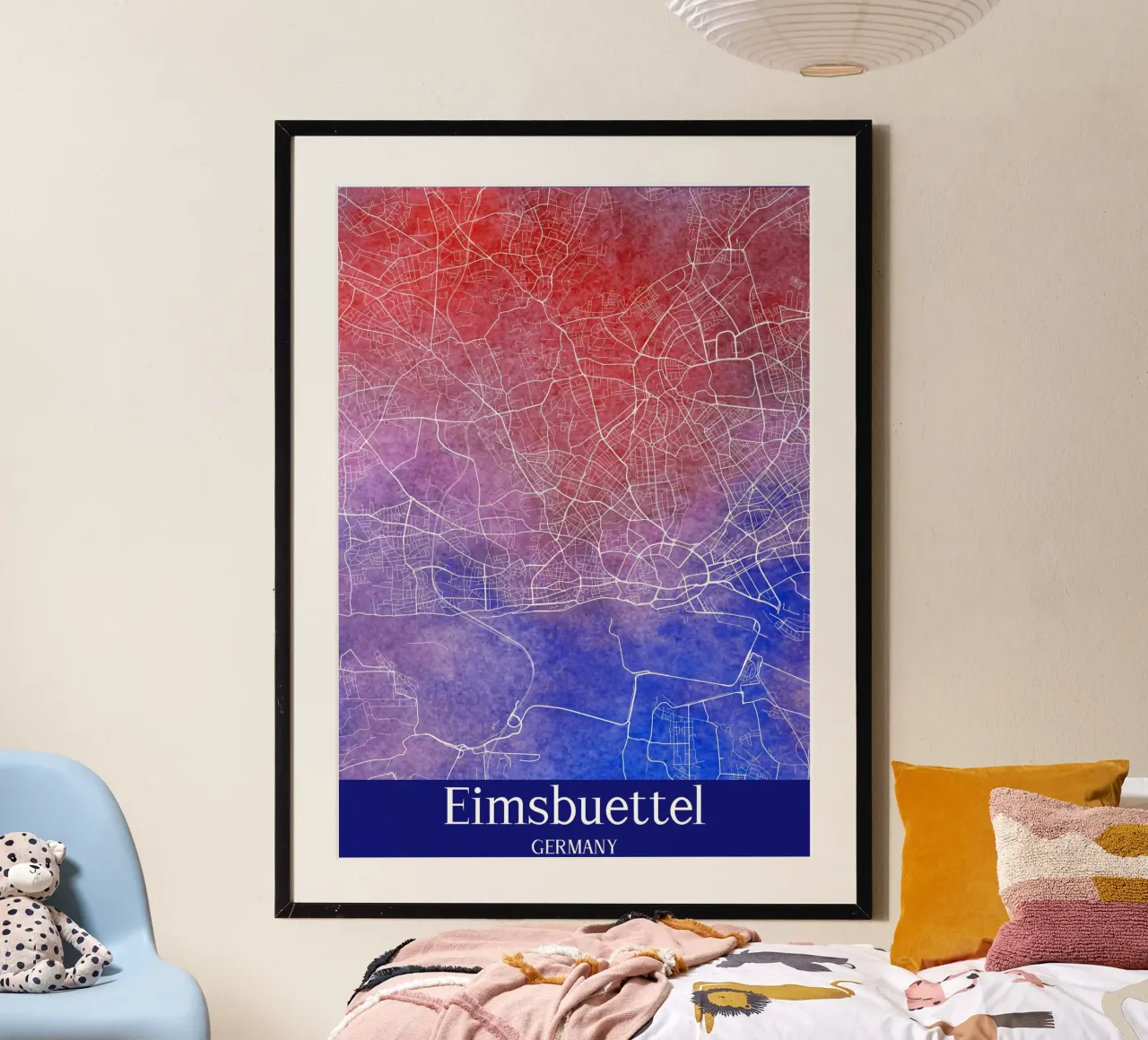 Eimsbuettel GERMANY poster da WorldPrint