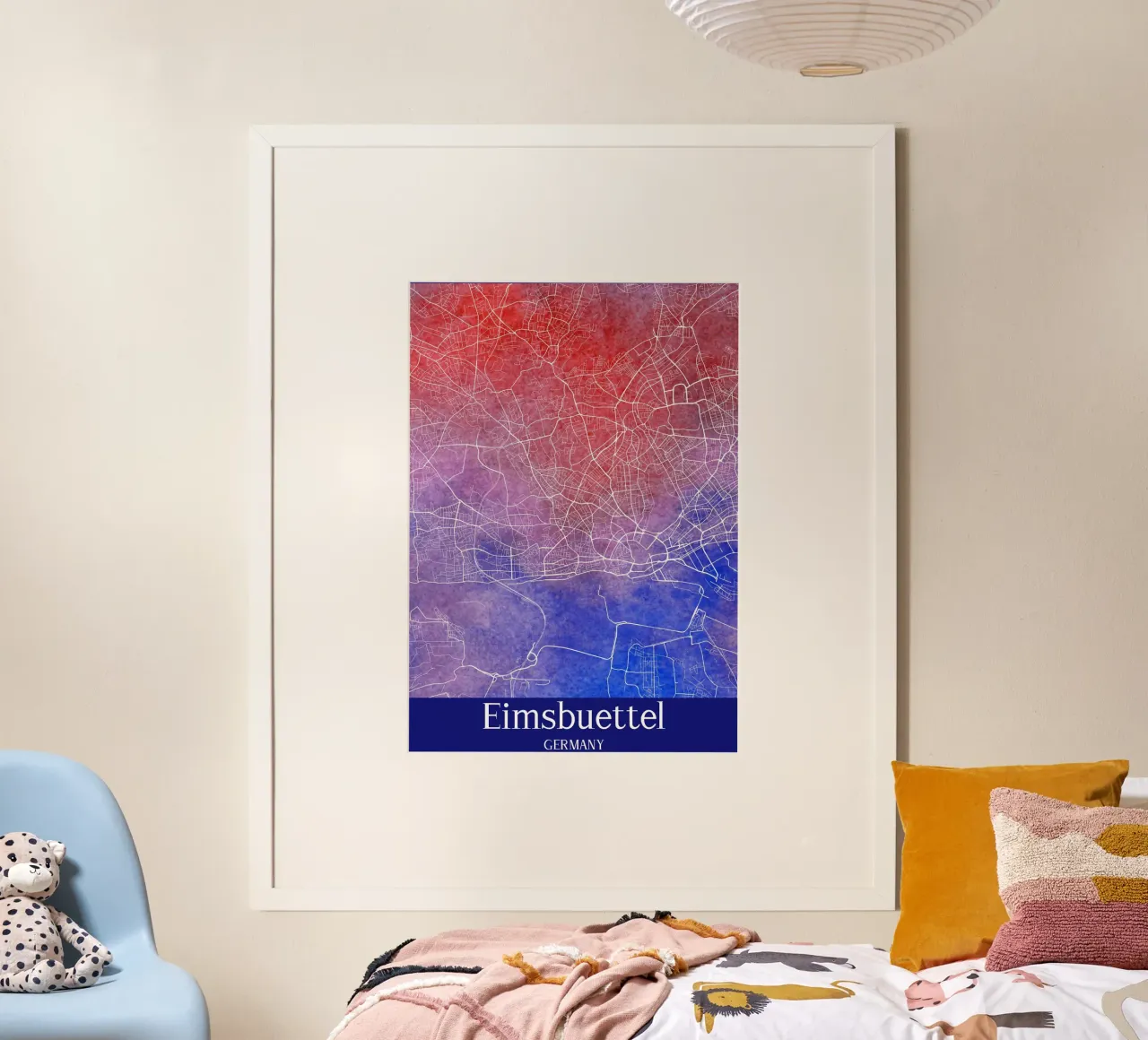 Eimsbuettel GERMANY poster da WorldPrint