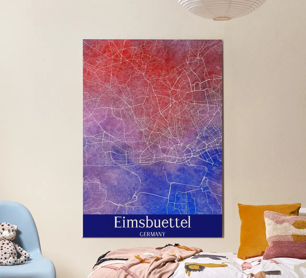 Eimsbuettel GERMANY poster da WorldPrint