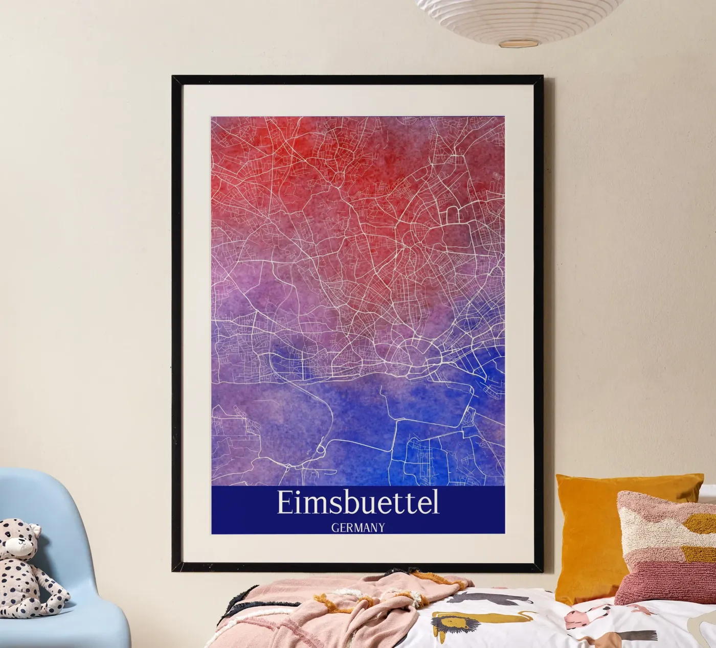 Eimsbuettel GERMANY poster da WorldPrint