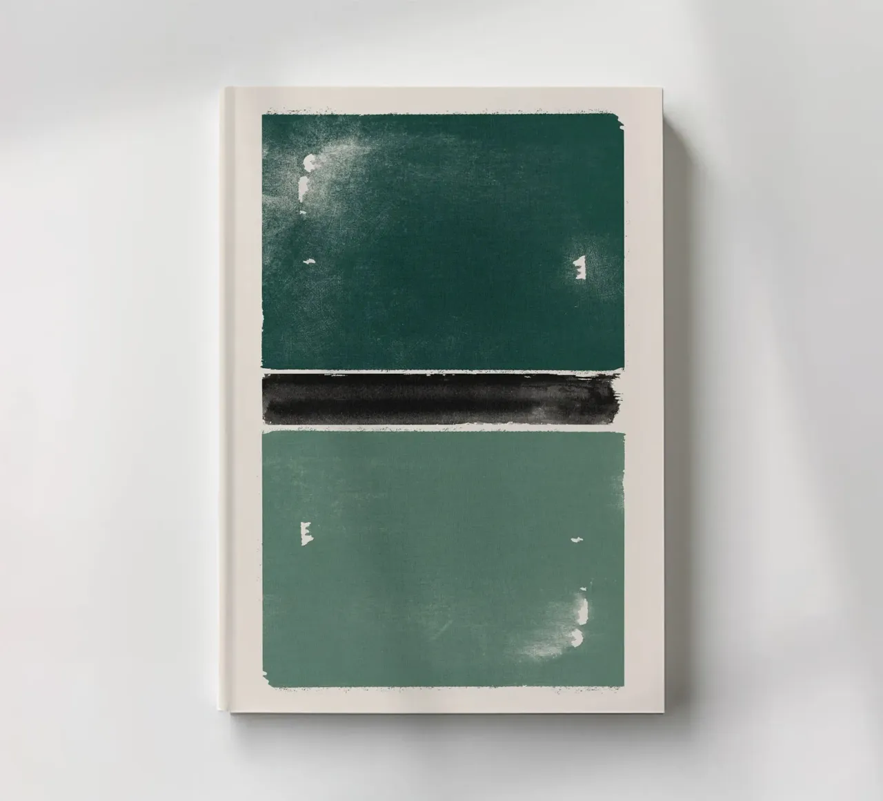 Caught in Between Abstract notebook by HARU HARU