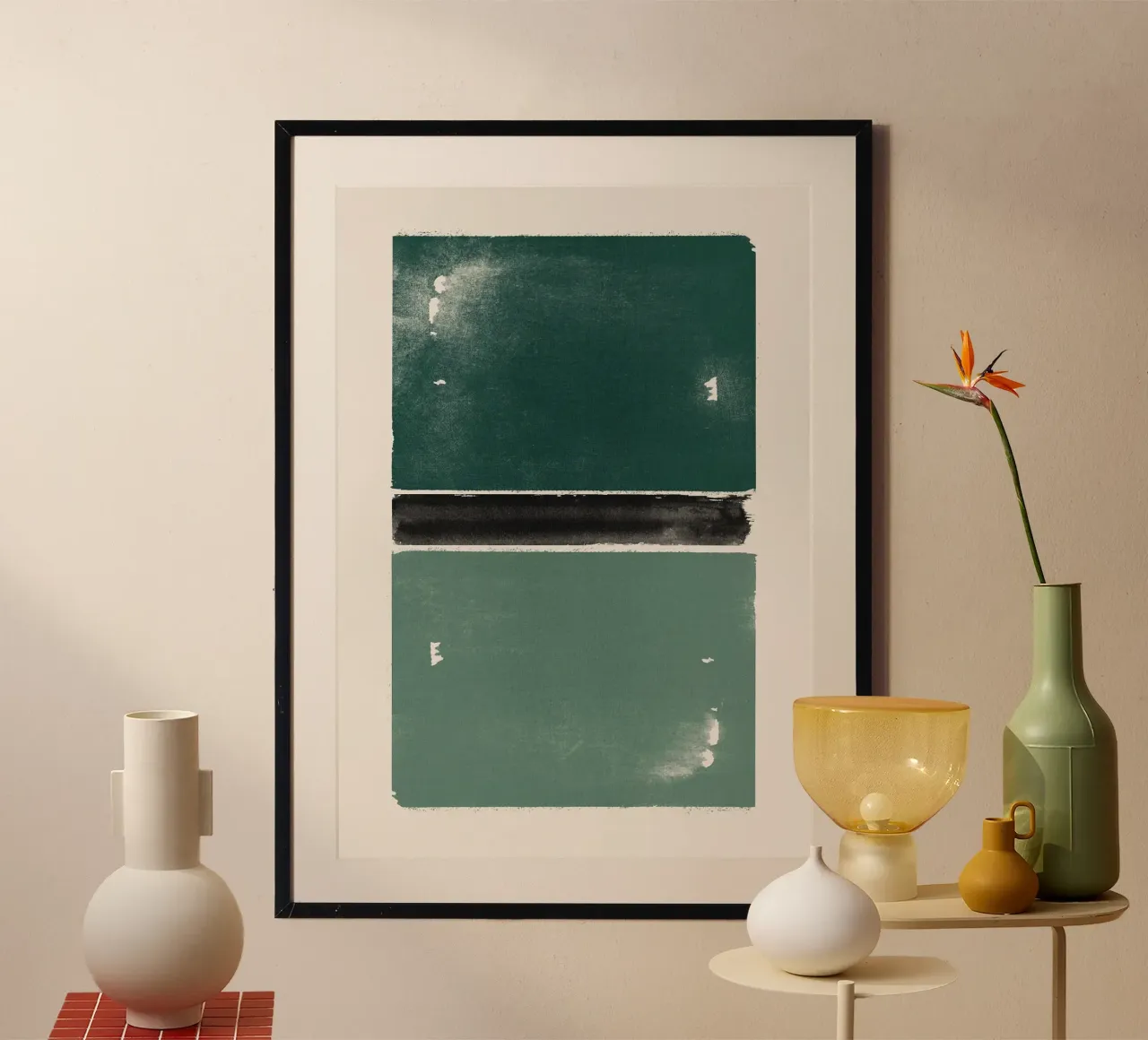 Caught in Between Abstract hahnemühle by HARU HARU