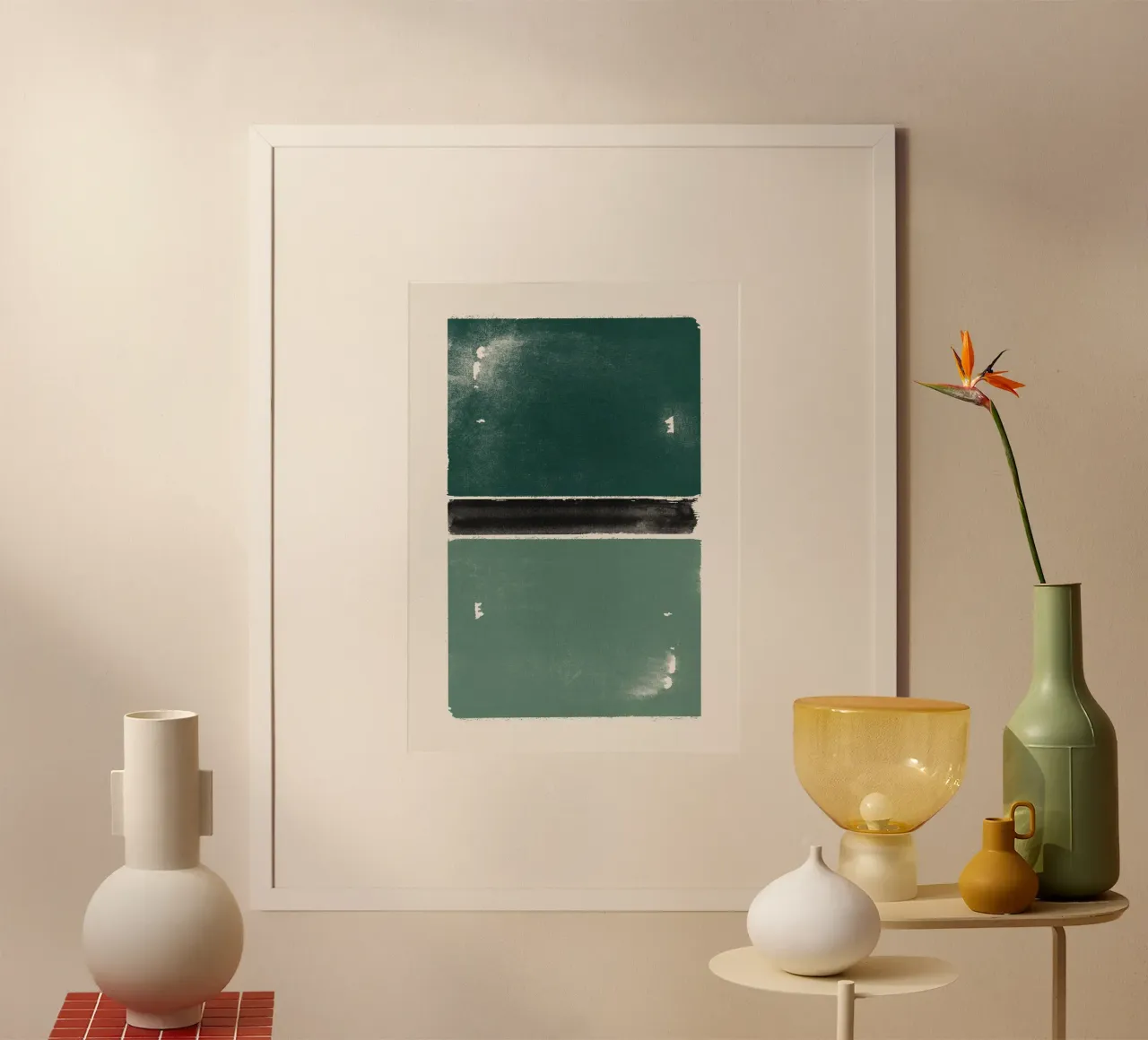 Caught in Between Abstract hahnemühle by HARU HARU