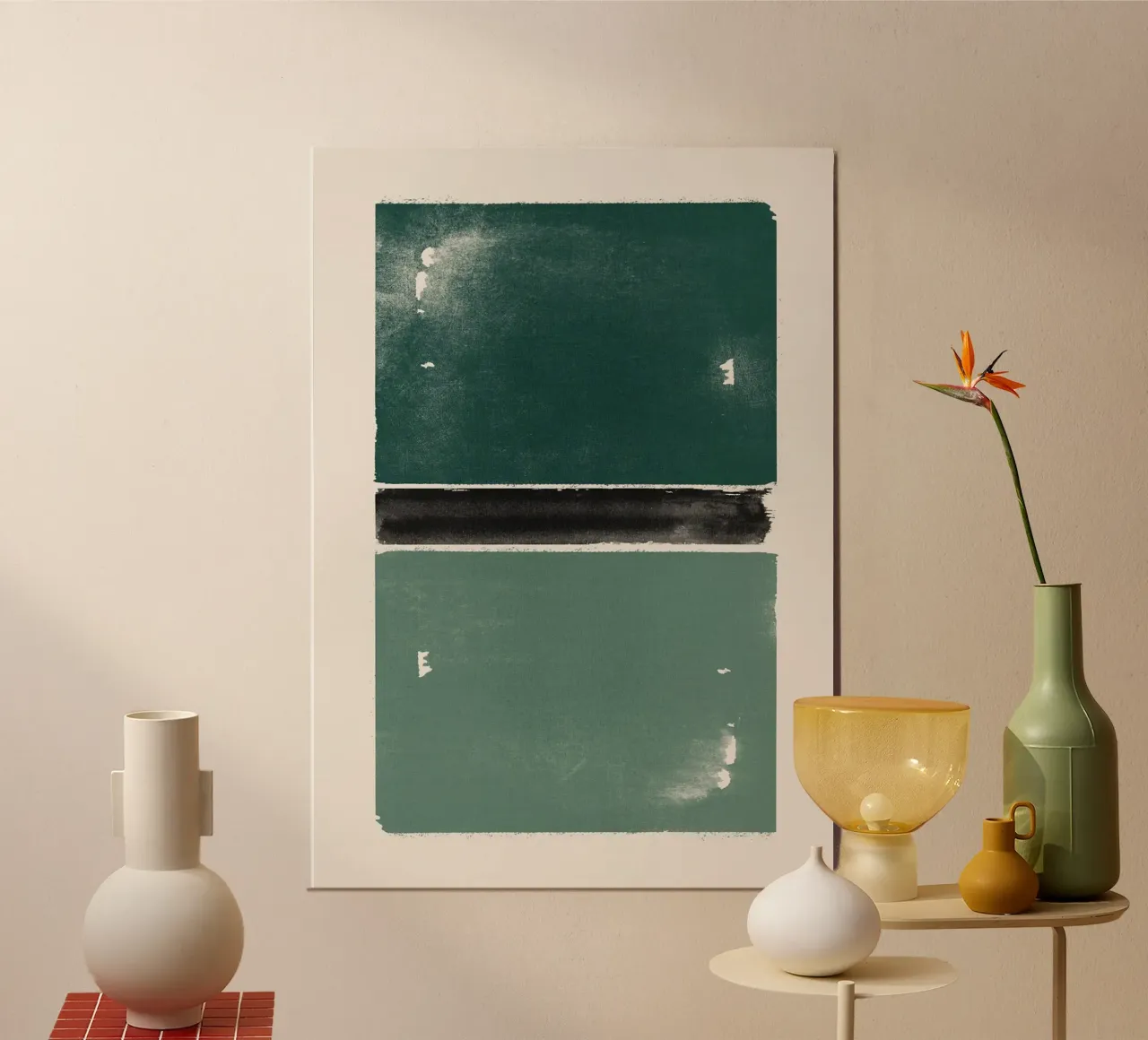 Caught in Between Abstract hahnemühle by HARU HARU