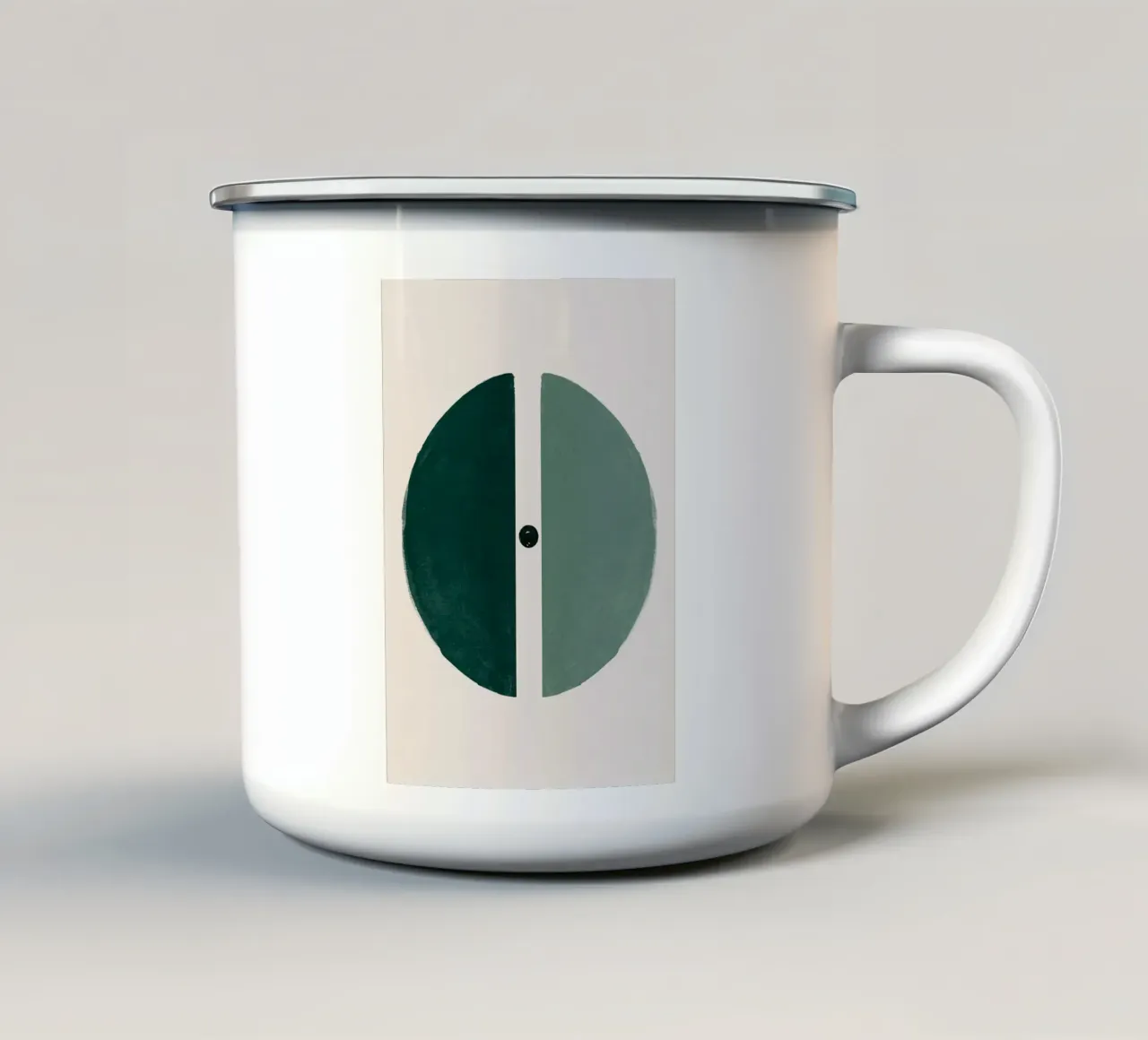 Universo mitico astratto tazza in smalto da HARU HARU