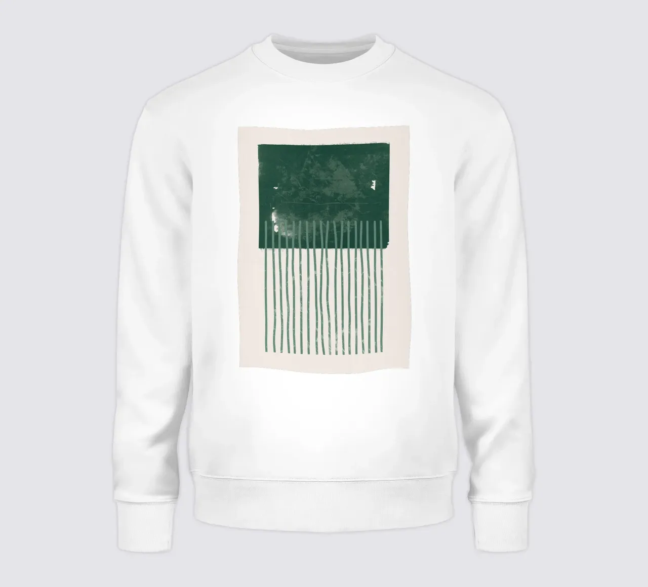 Secretos de la esmeralda abstracta sudadera de HARU HARU