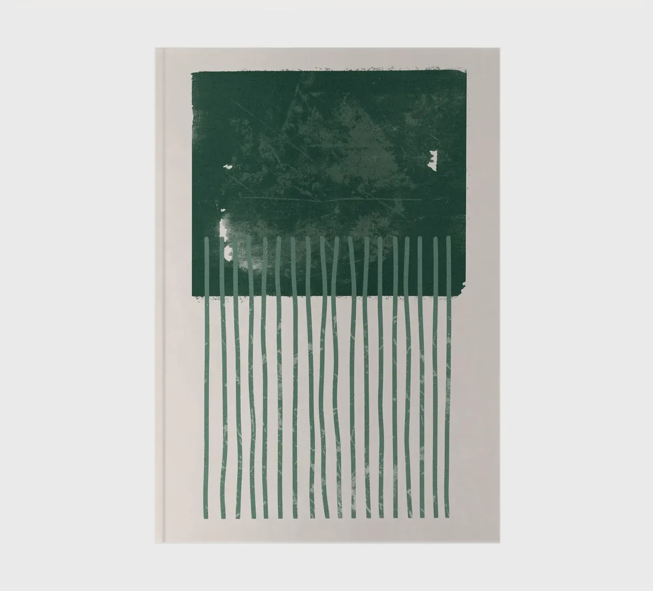 Abstract Emerald Secrets notebook by HARU HARU