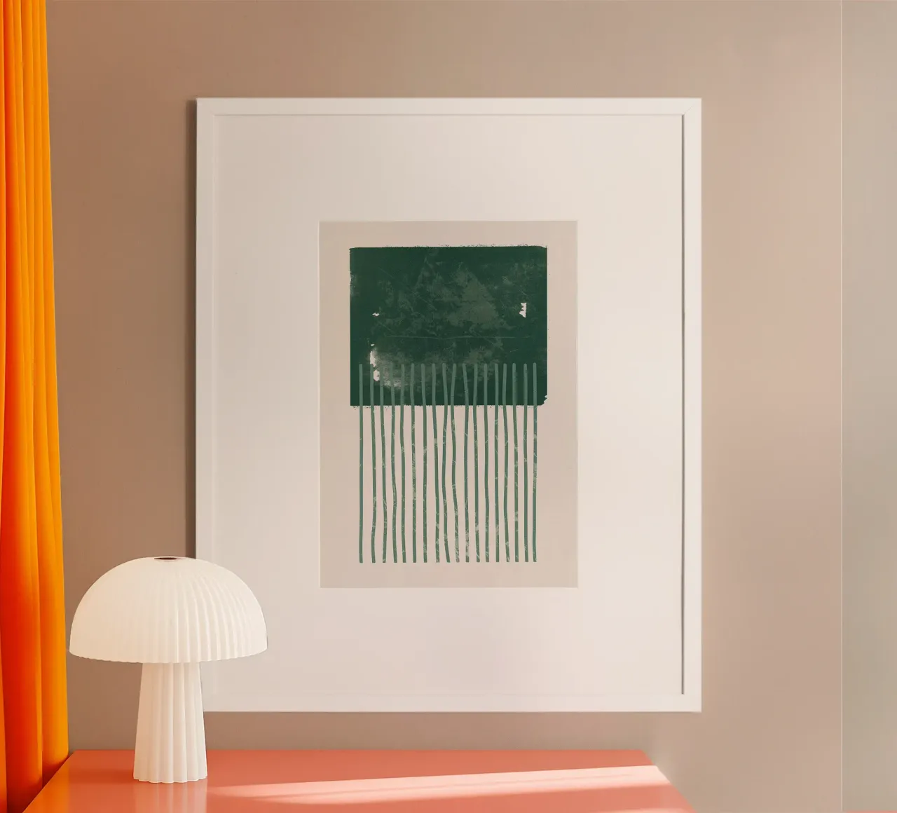 Abstract smaragdgeheimen hahnemühle van HARU HARU