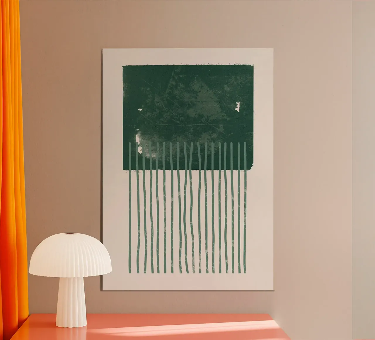 Abstract smaragdgeheimen hahnemühle van HARU HARU