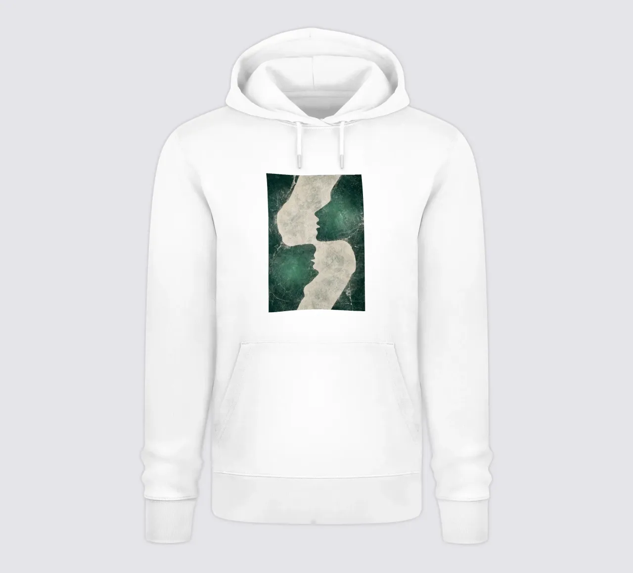 Amore astratto di smeraldo felpa con cappuccio da HARU HARU
