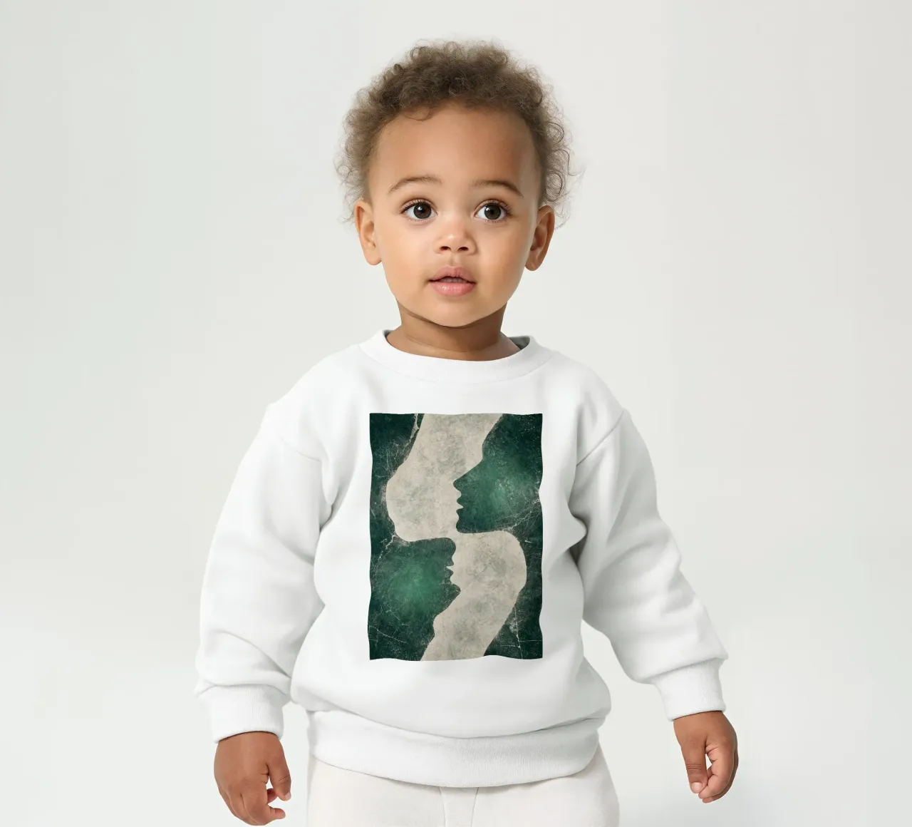 Amore astratto di smeraldo felpa neonato da HARU HARU