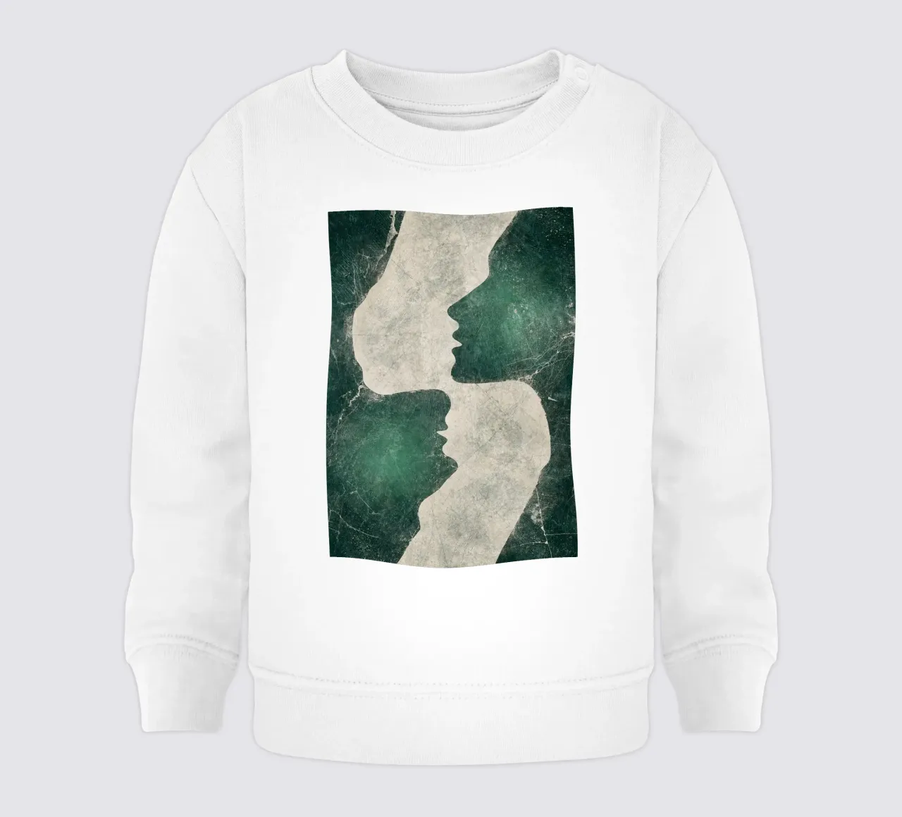 Amore astratto di smeraldo felpa neonato da HARU HARU