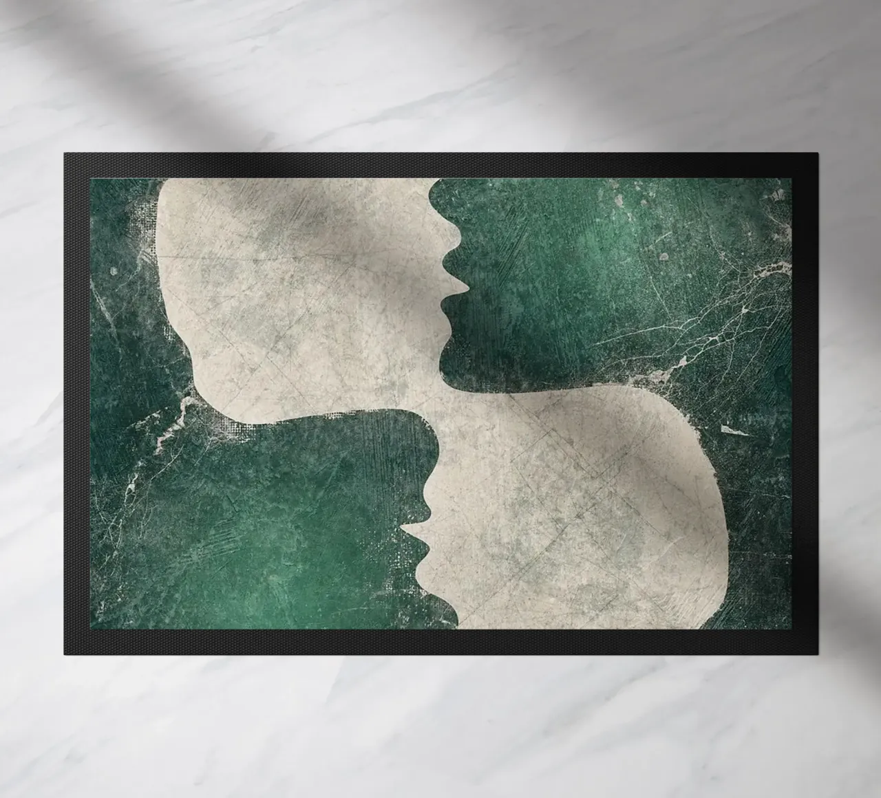 Amore astratto di smeraldo zerbino da HARU HARU