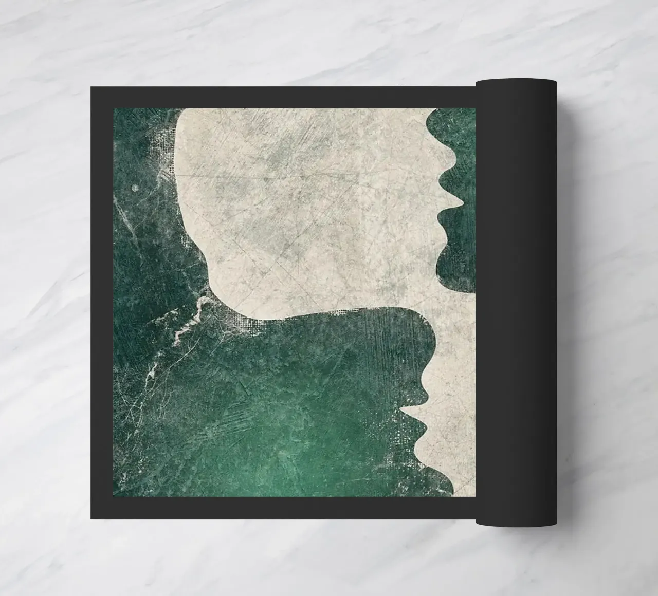 Amore astratto di smeraldo zerbino da HARU HARU