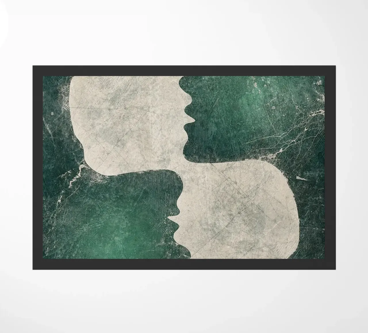 Amore astratto di smeraldo zerbino da HARU HARU