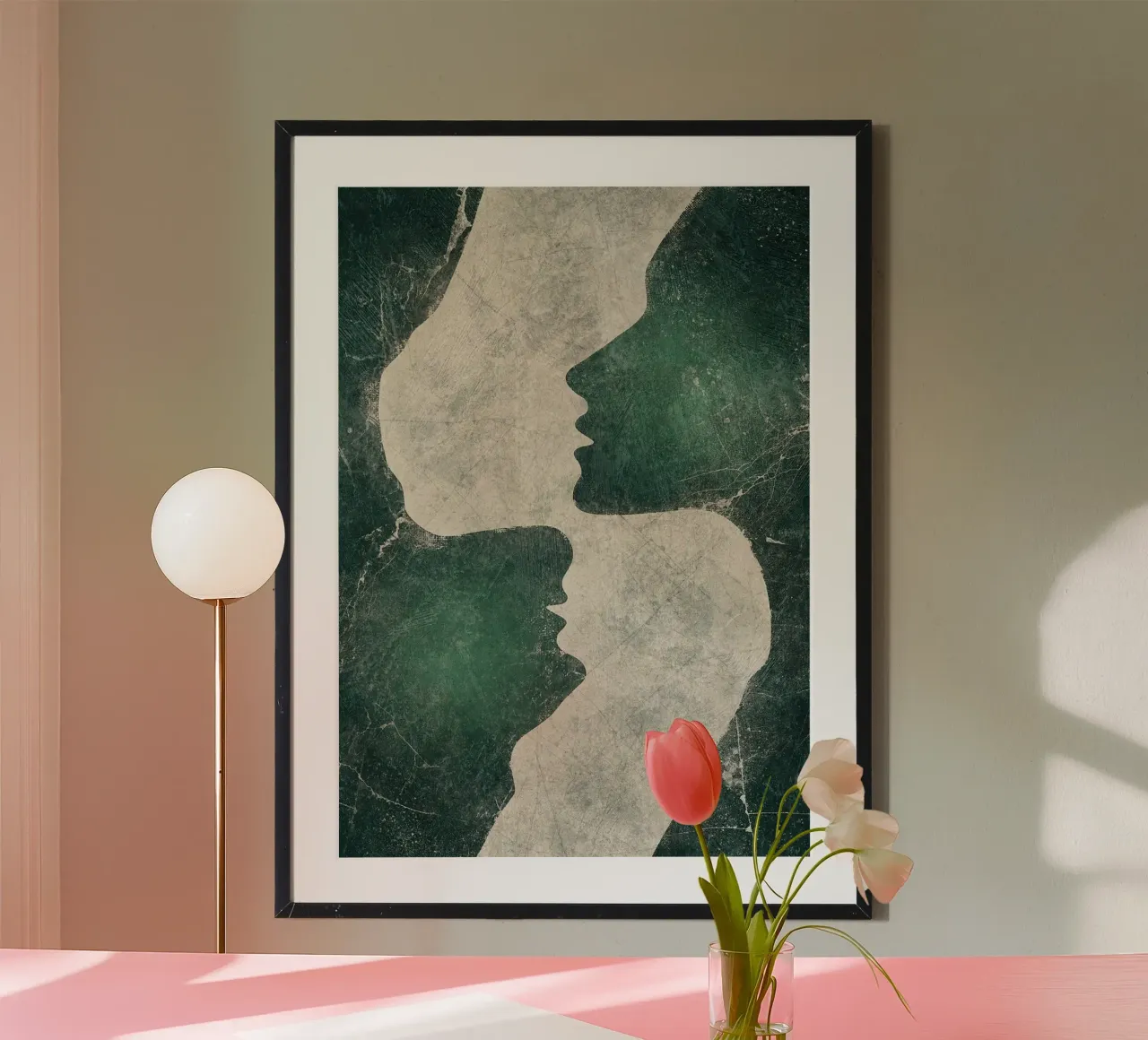 Amore astratto di smeraldo carta hahnemühle da HARU HARU