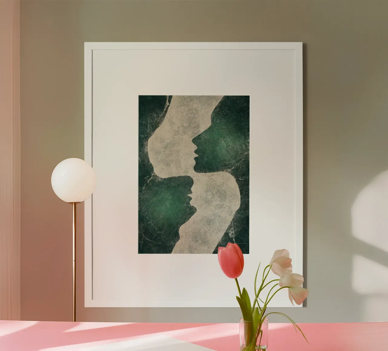 Amore astratto di smeraldo carta hahnemühle da HARU HARU