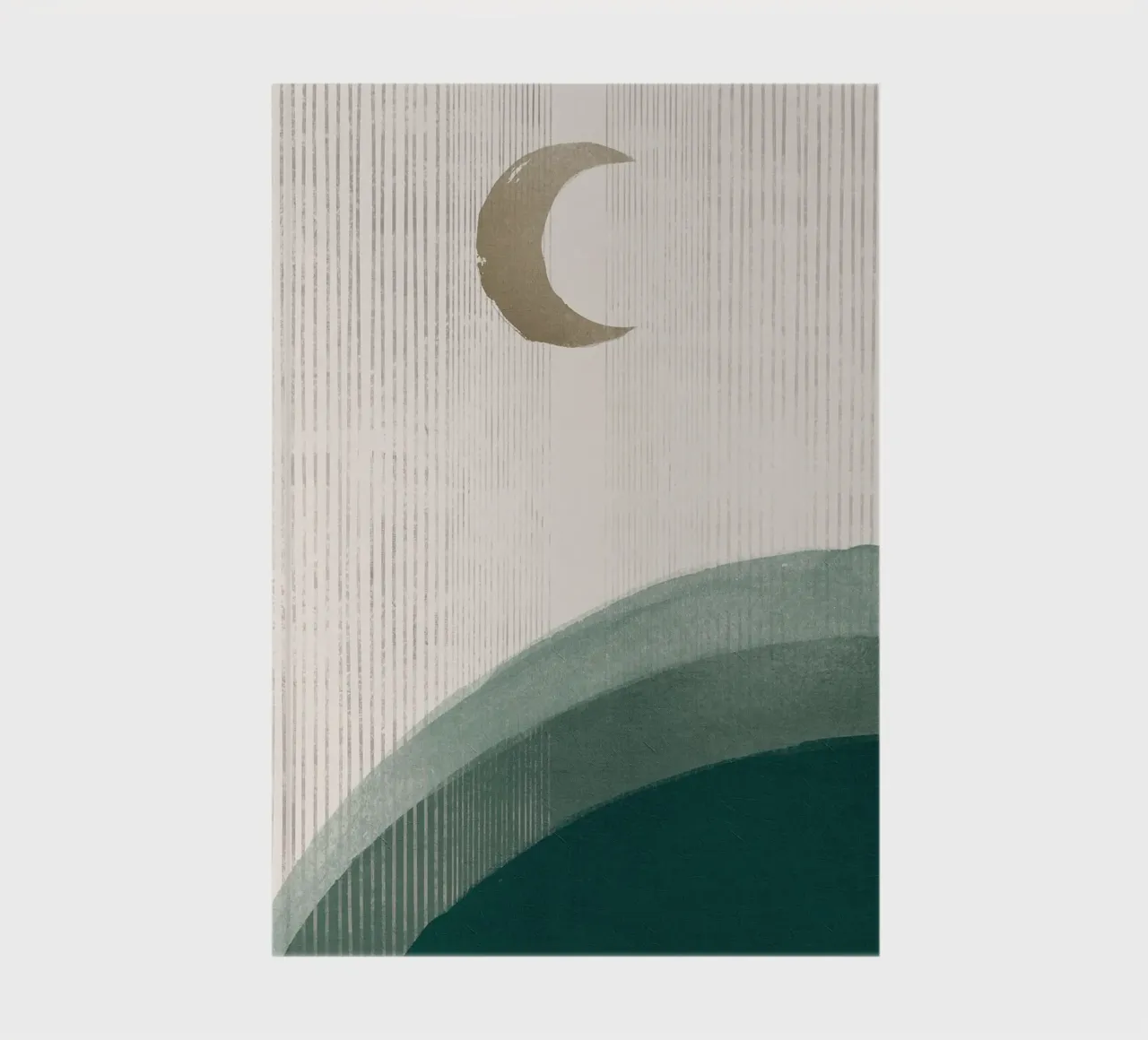 Above Emerald Hills No2 notebook by HARU HARU