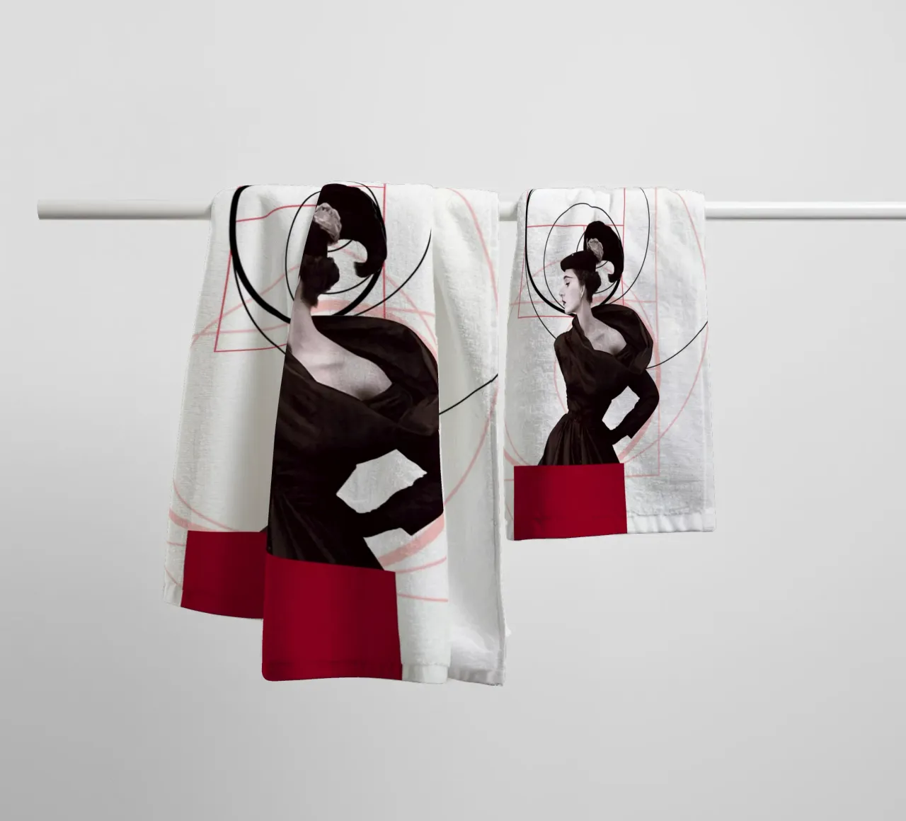 Fashion and Geometry 17 asciugamano da bagno da DesmondBates