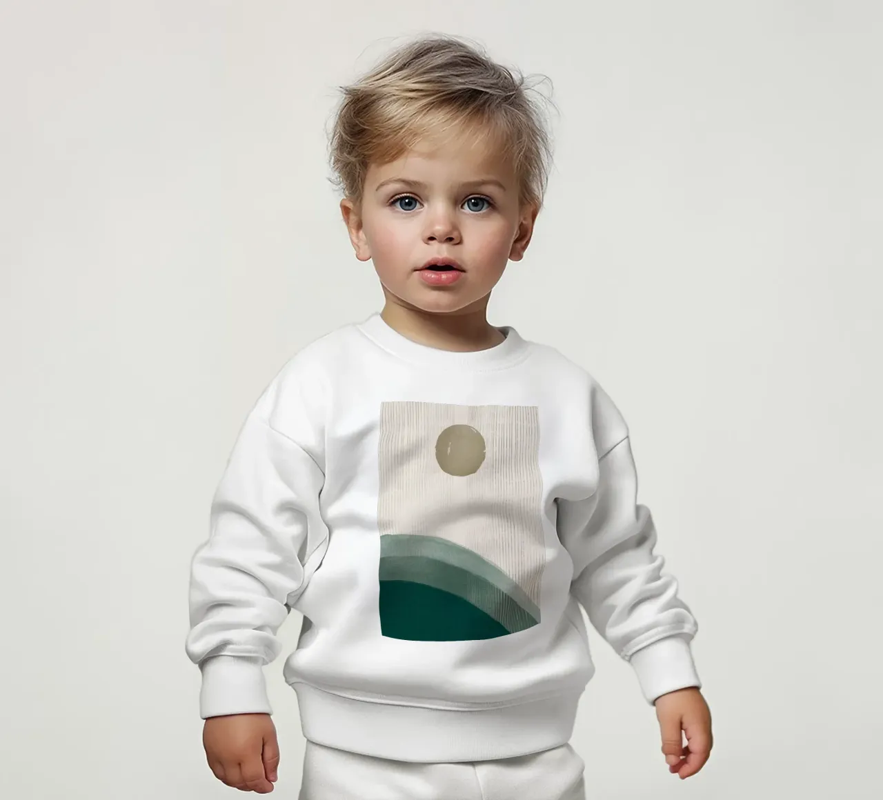 Sopra Emerald Hills No2 felpa neonato da HARU HARU