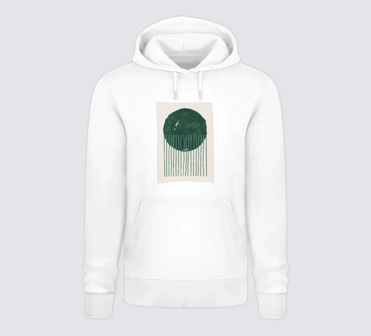 Smeraldo circolare felpa con cappuccio da HARU HARU