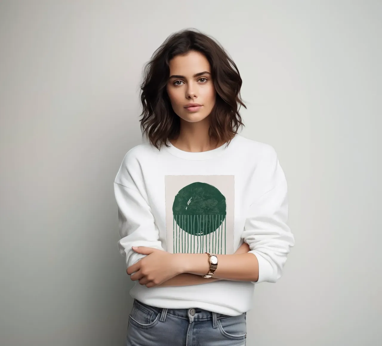 Esmeralda circular sudadera de HARU HARU