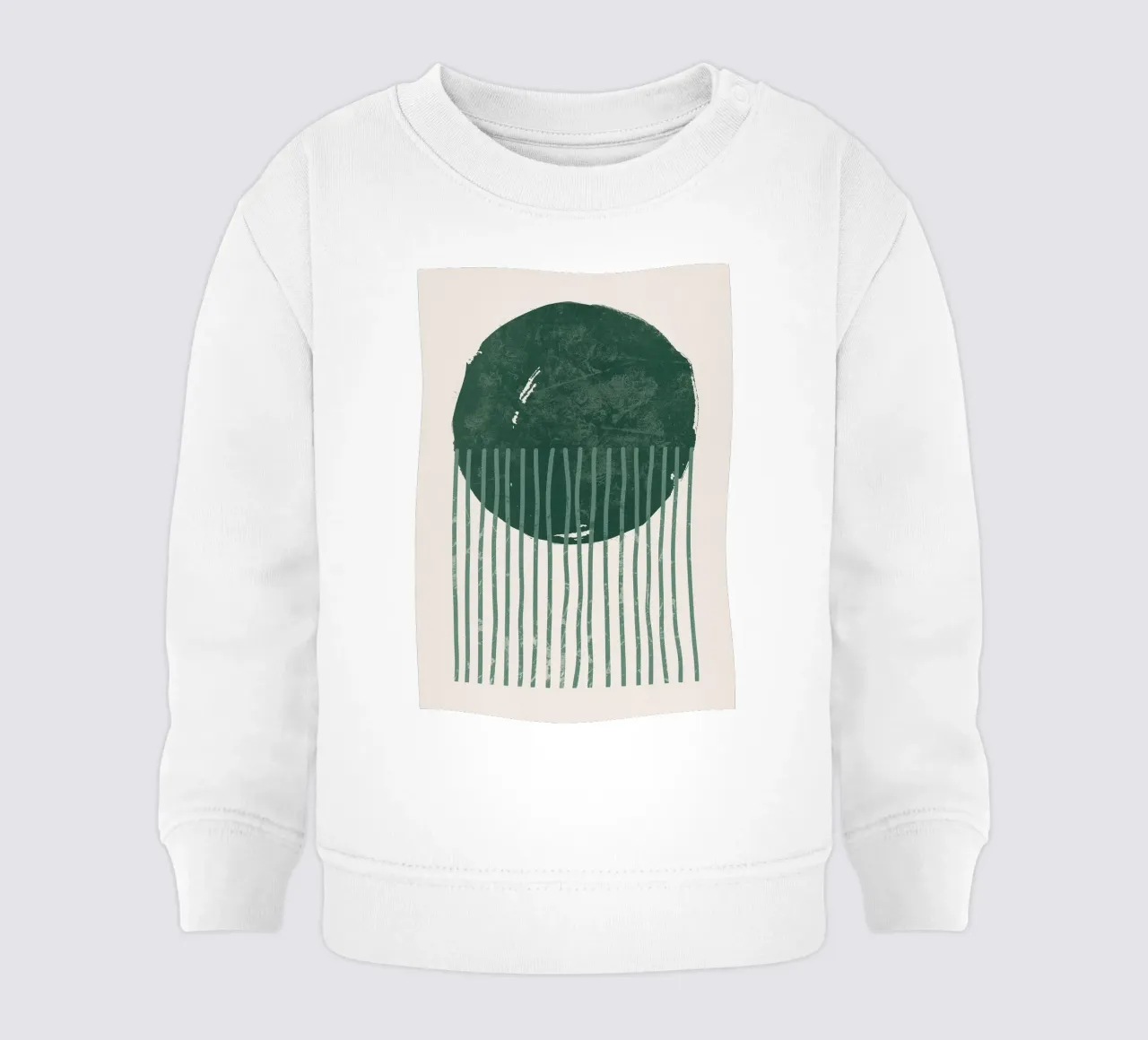 Smeraldo circolare felpa neonato da HARU HARU