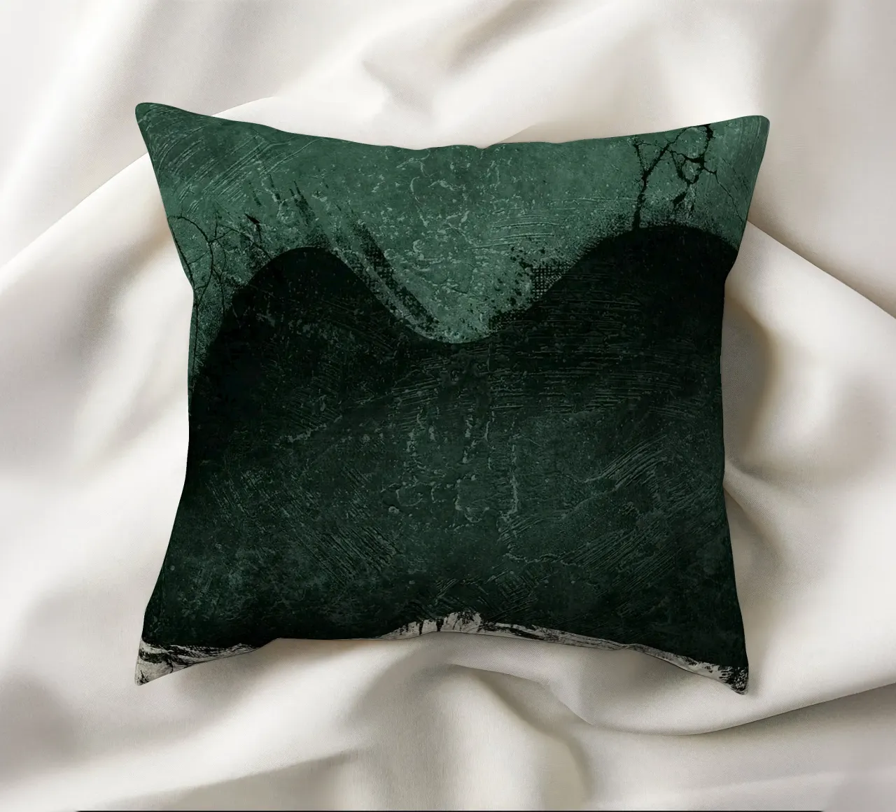 Smeraldo di mezzanotte n. 1 cuscino da HARU HARU
