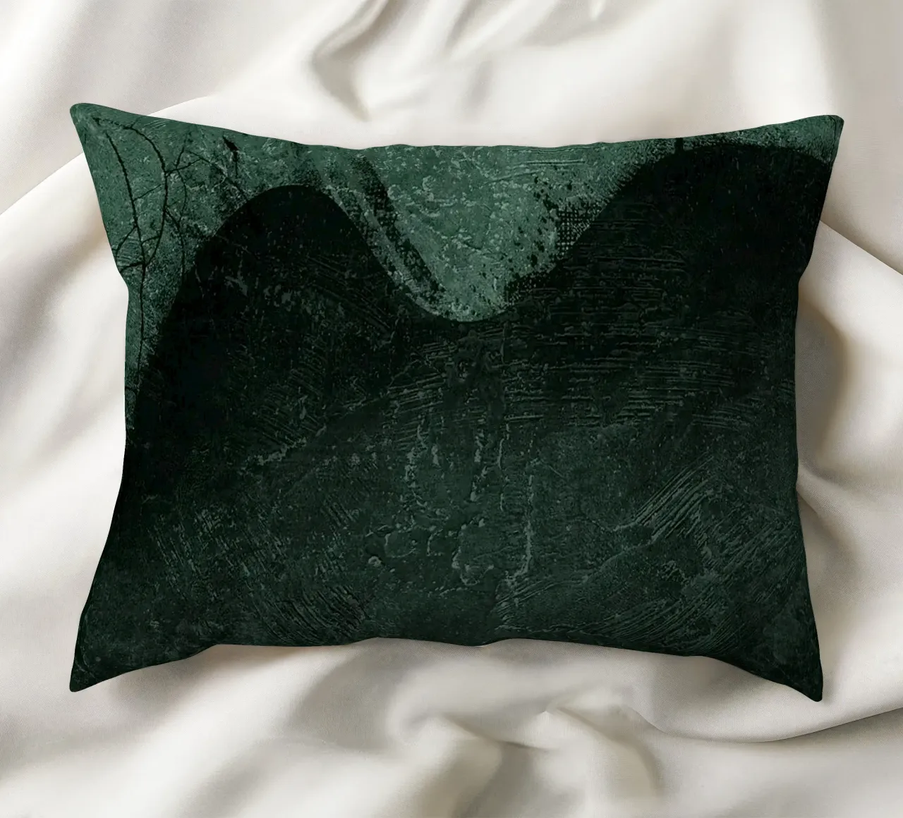 Smeraldo di mezzanotte n. 1 cuscino da HARU HARU