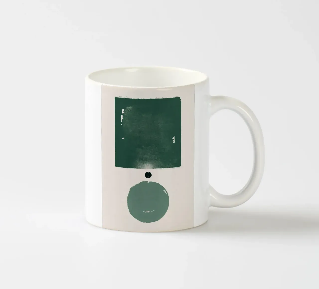 Ragazzo verde smeraldo tazza in ceramica da HARU HARU
