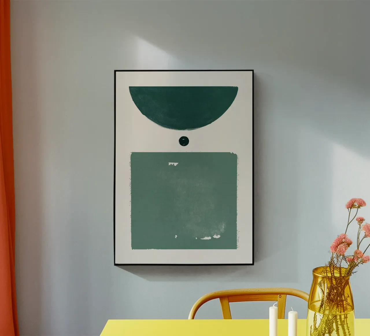 Asuntos Esmeralda Abstractio metacrilato de HARU HARU