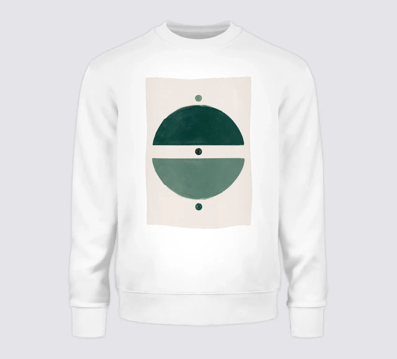 Pensamientos abstractos esmeralda sudadera de HARU HARU