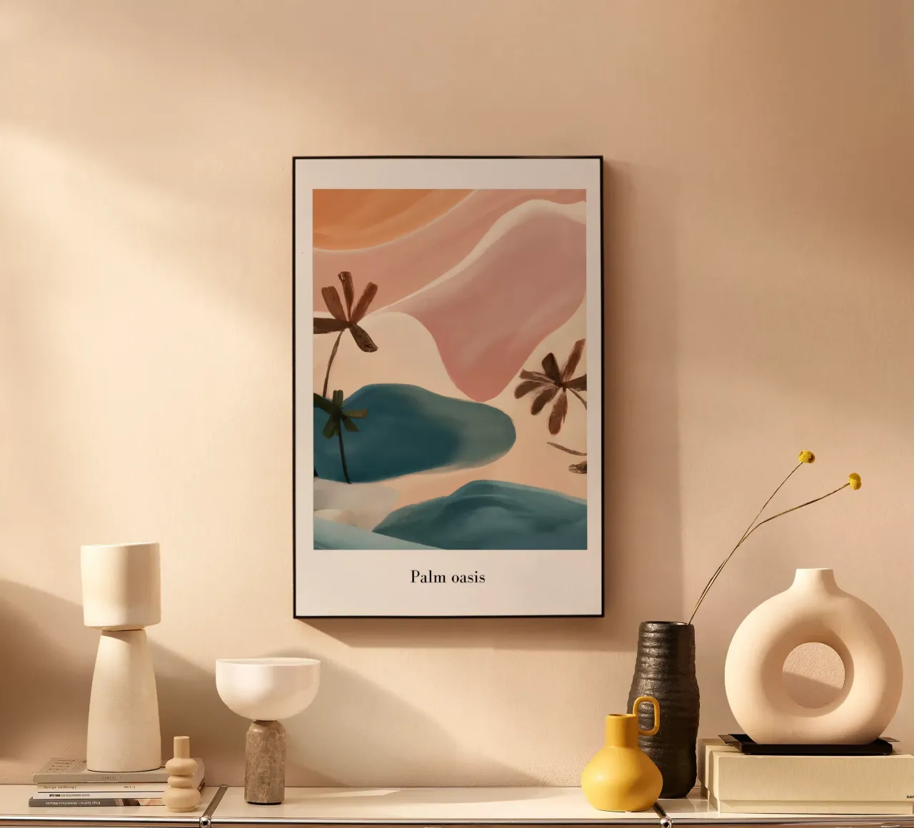 Palm Oasis plexiglass da interiorisla