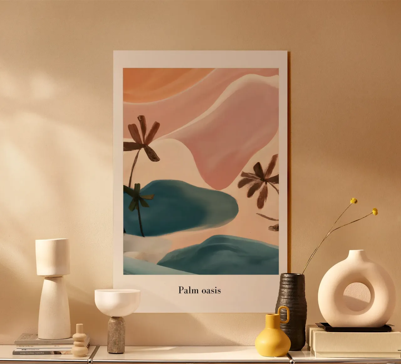 Palm Oasis plexiglass da interiorisla